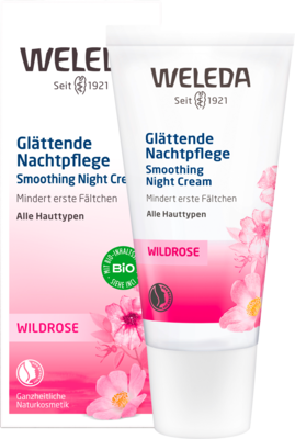 WELEDA Wildrose glättende Nachtpflege